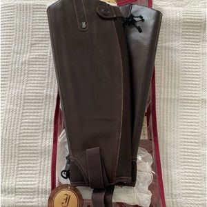 Justin Leather Half Chaps